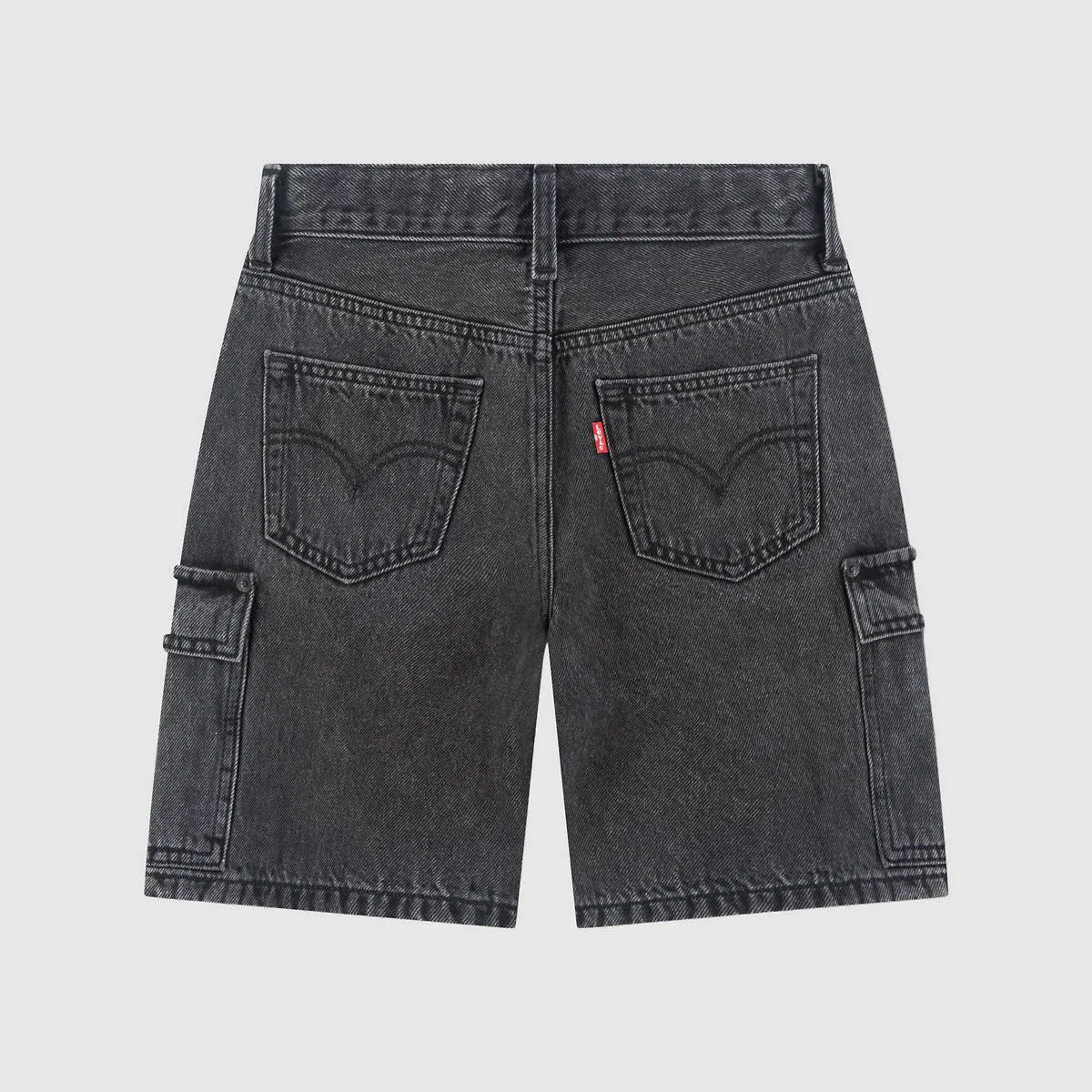 Джинсовые шорты-карго для мальчиков 8-20 лет Levi's, Cosmic - Dark Wash — фото 2