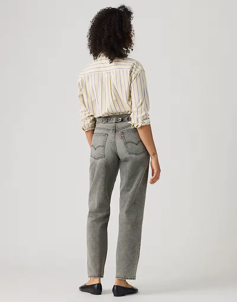 Джинсы Levi's Loose средней посадки, зауженные книзу, серые