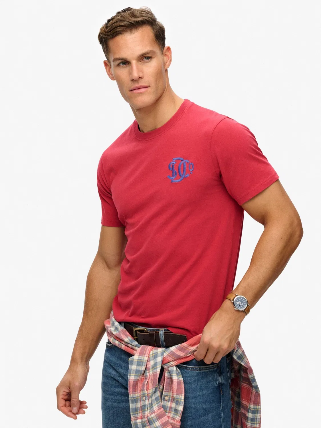 Футболка свободного кроя Superdry SD&Co. Neon Relaxed, красный