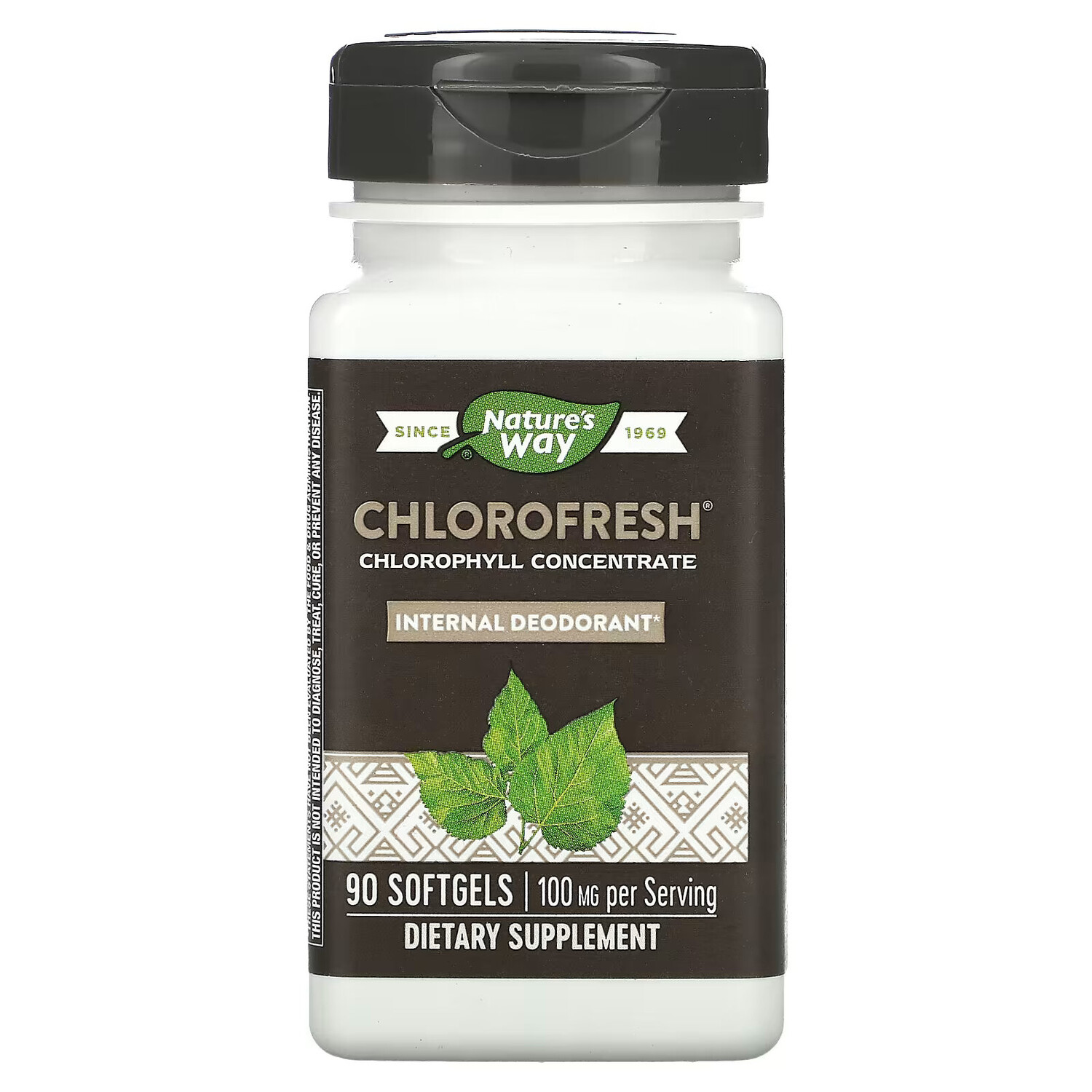 

Nature's Way, Chlorofresh, концентрированный хлорофилл, 90 мягких таблеток