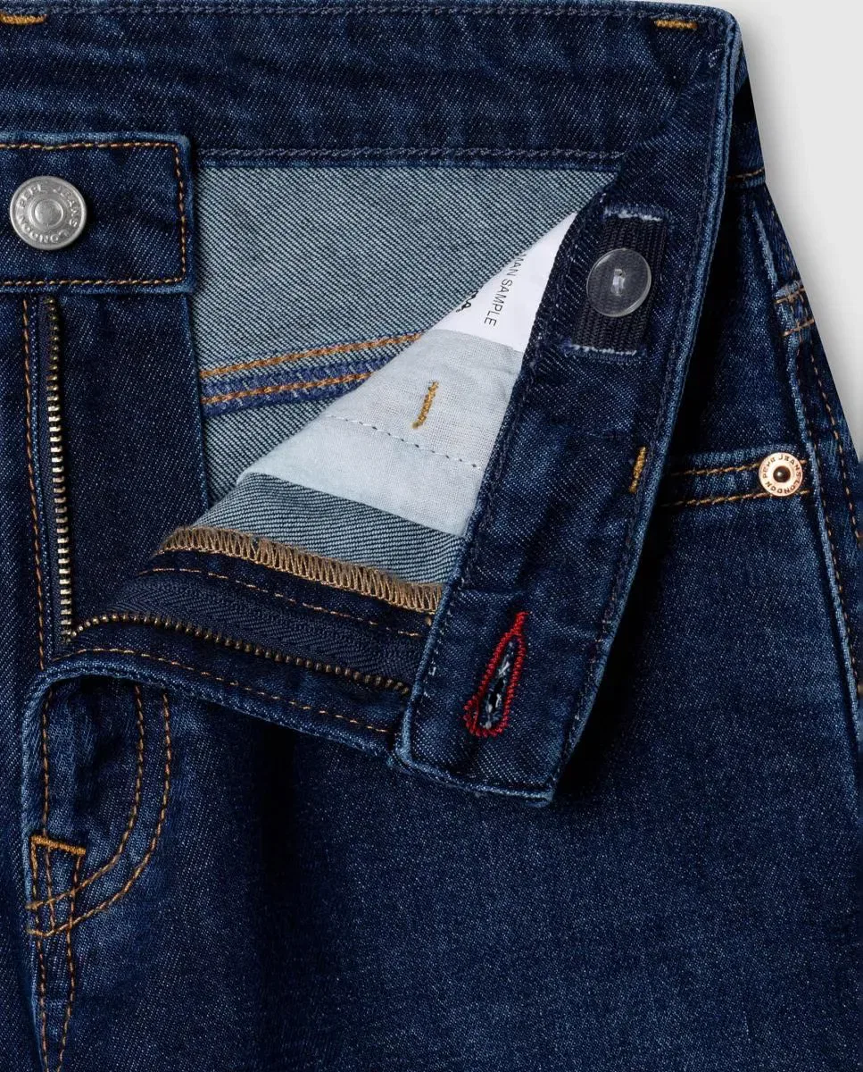 Детские джинсы для мальчиков свободного кроя Baggy Jo Pepe Jeans, Azul Índigo — фото 3
