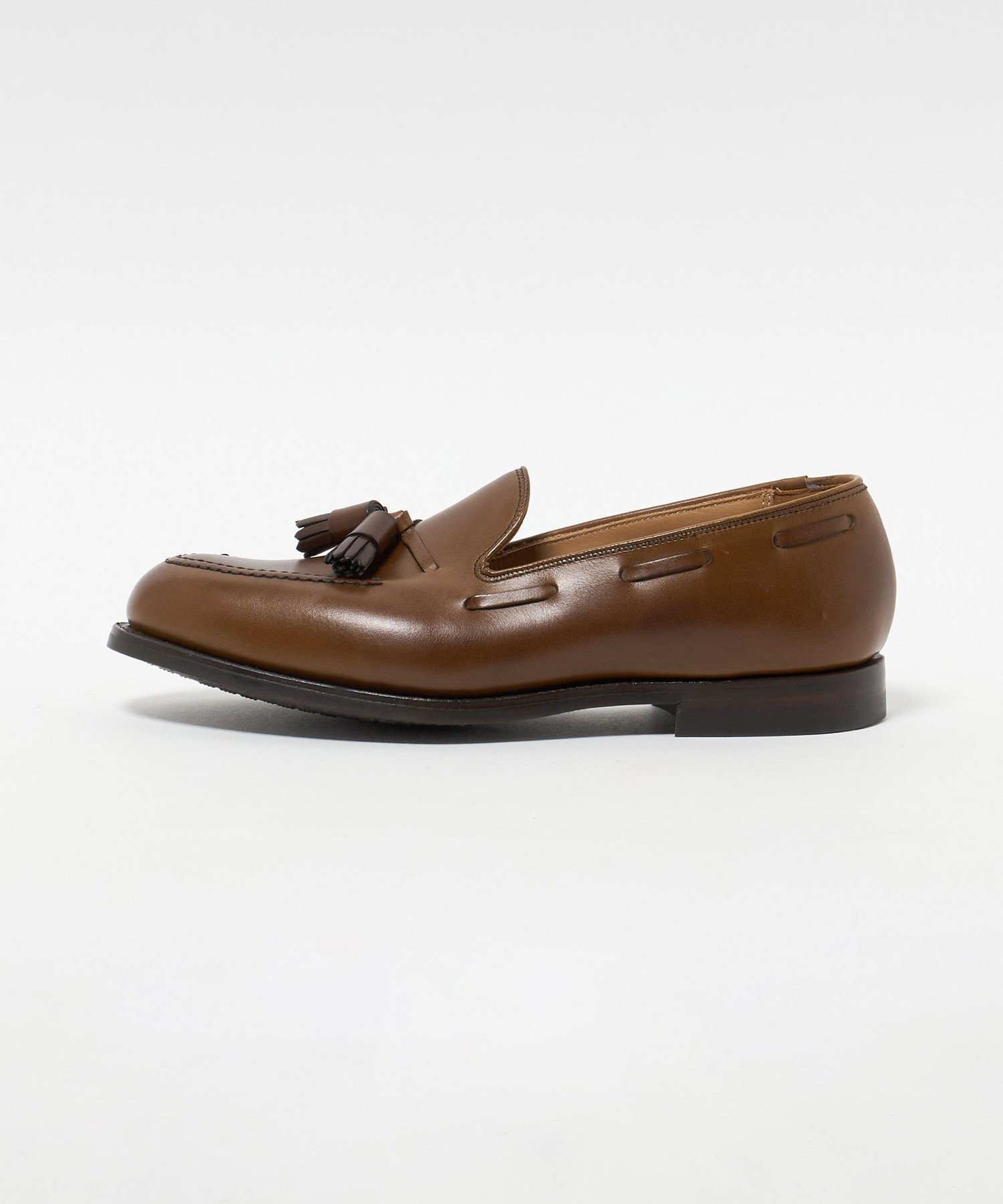 CROCKETT & JONES CAVENDISH3/Лоферы с кисточками United Arrows, DK.BROWN