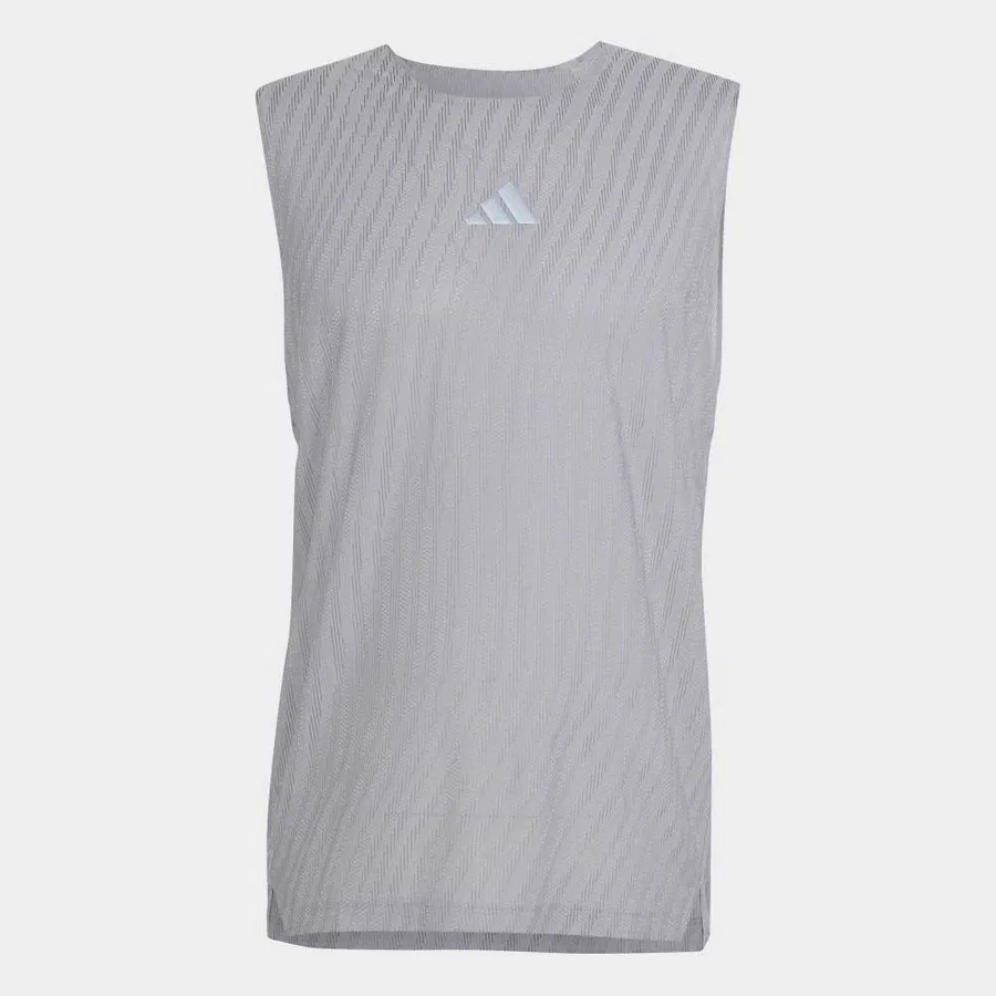Мужская футболка без рукавов adidas KS6083 ADI365 C Tank M, Серый — фото 2
