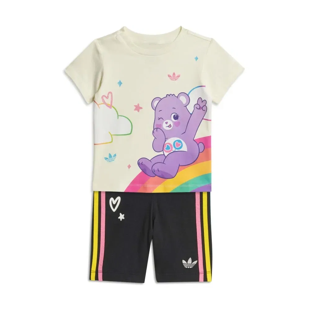 Комплект из футболки и шорт Adidas Originals Care Bears, мультиколор