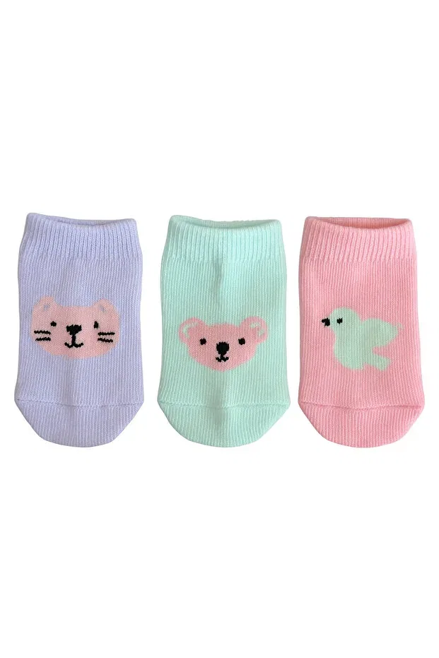 Детский набор носков для новорожденных с рисунком Basics Solde Socks, Multicolor — фото 4