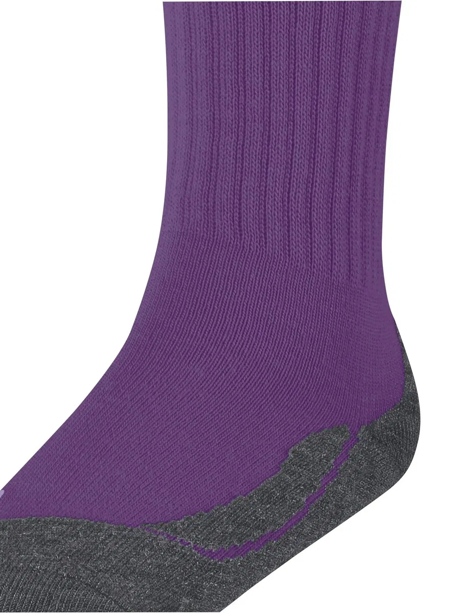 Носки FALKE 'Active Warm' сливового цвета — фото 4