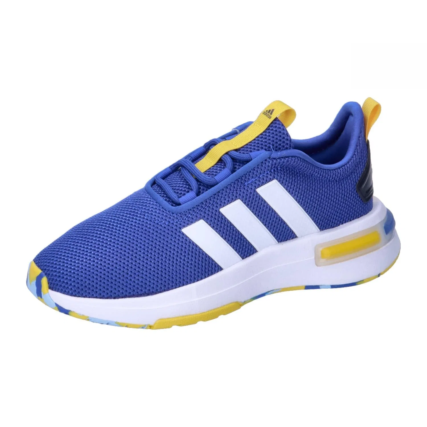 Детские кроссовки для мальчиков с амортизацией Racer Tr23 Shoes Kids Adidas, Team Royal Blue Ftwr White Utility Yellow