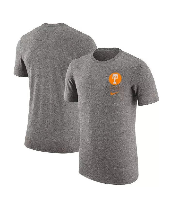 

Мужская футболка Heather Grey Tennessee Volunteers Tri-Blend в стиле ретро Nike, серый