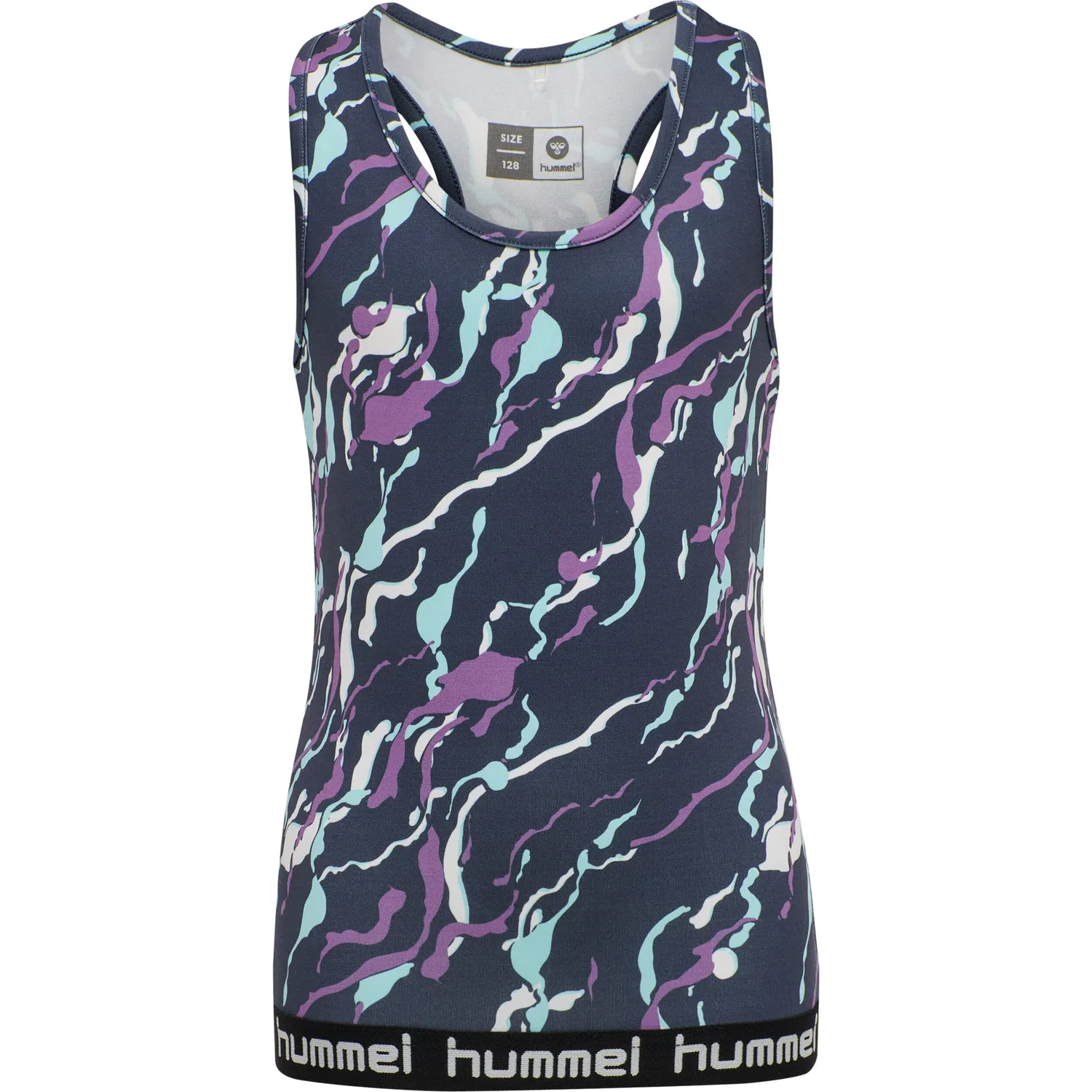 Детская майка без рукавов Hmlnanna Hummel, Blau Dunkelblau Violett