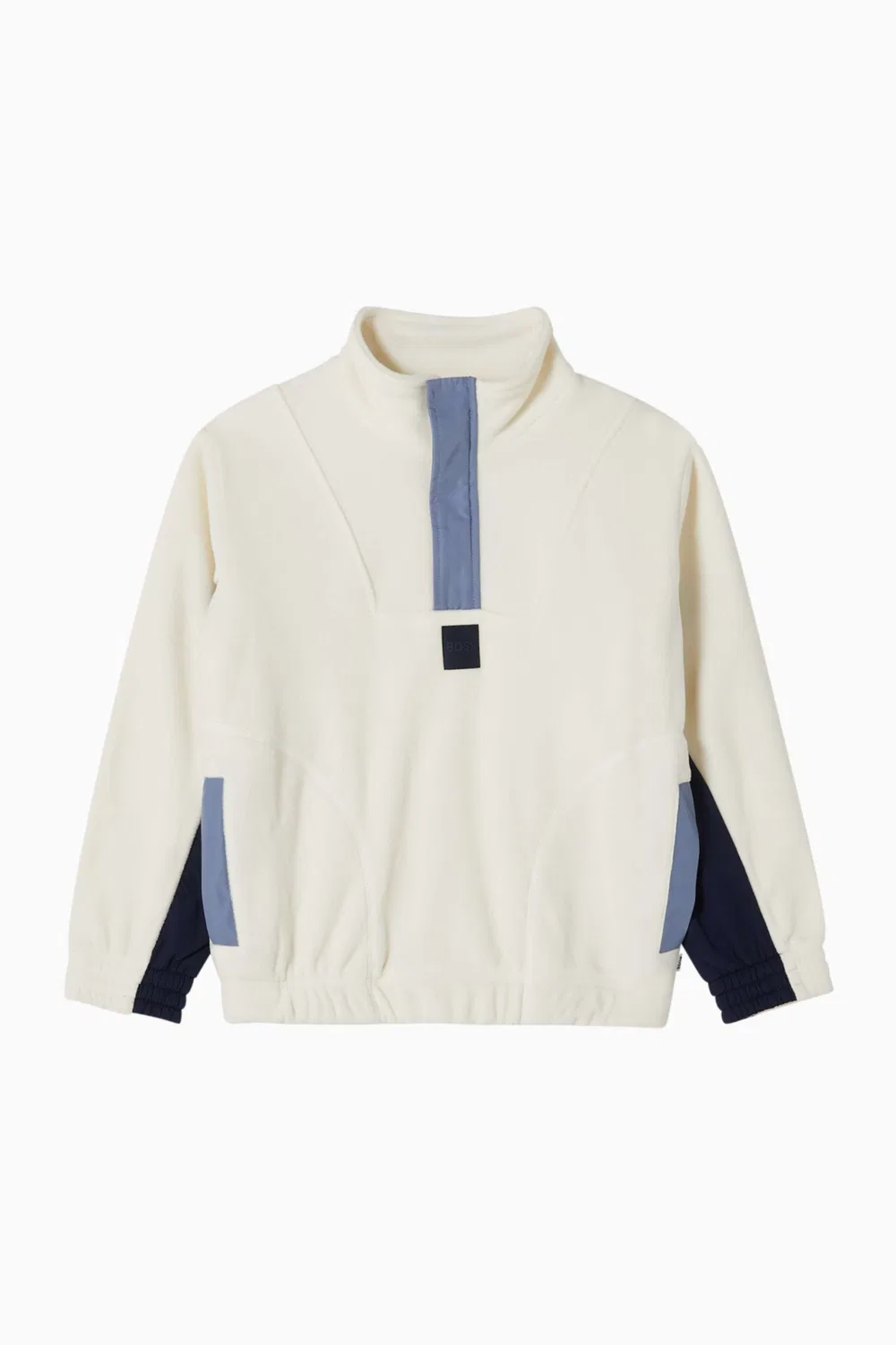 Свитшот с высоким воротом из флиса BOSS Kidswear