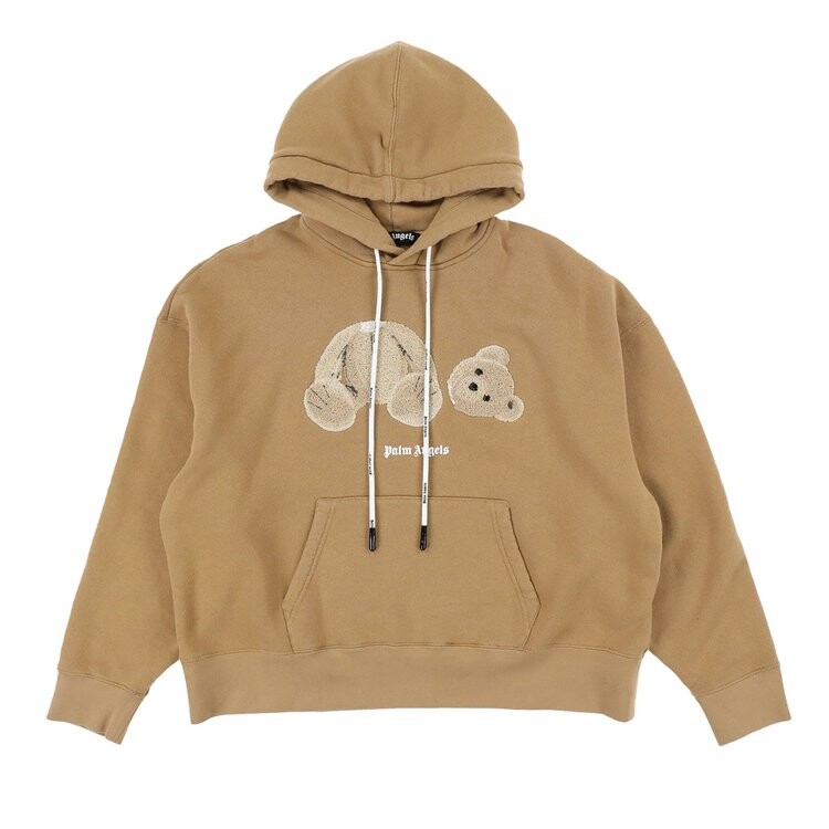 

Худи Palm Angels Pa Bear Hoody 'Beige/White', белый