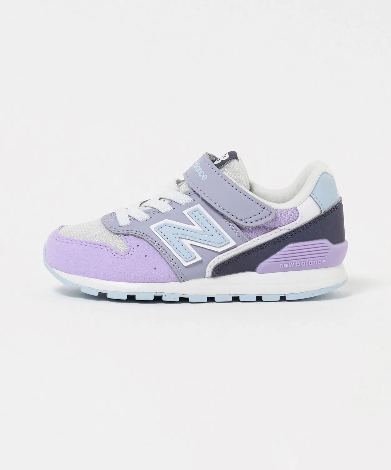 Детские кроссовки на липучках IZ996 Lilac New Balance, Lilac