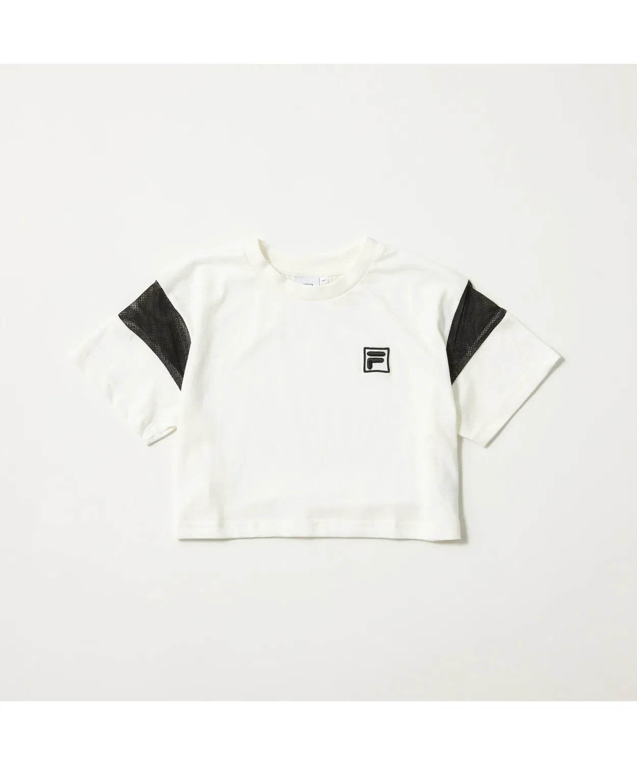 Детская футболка с коротким рукавом, с принтом FILA, Off White
