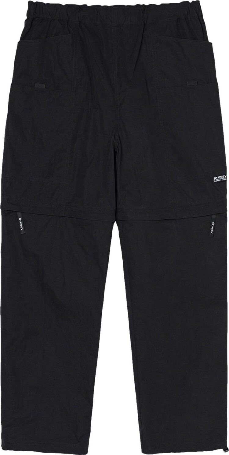 

Брюки Stussy Nyco Convertible Pant 'Black', черный