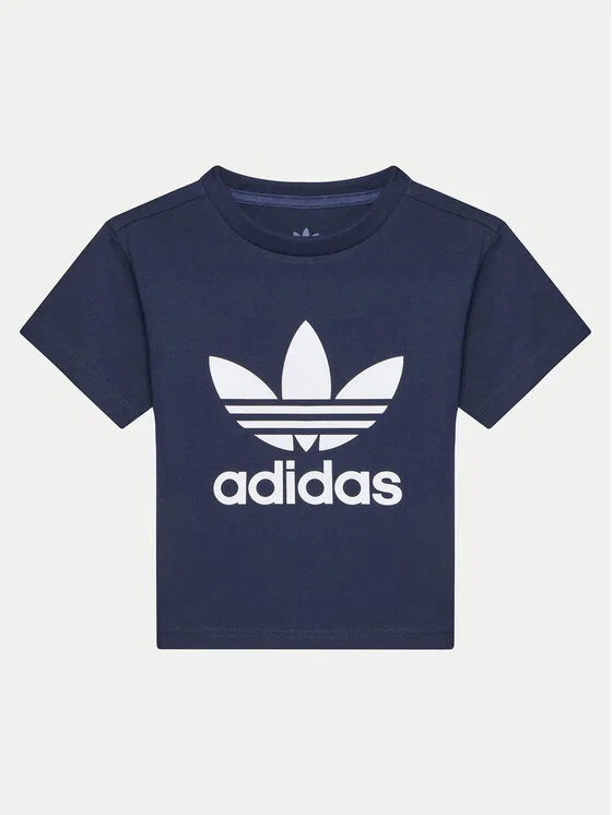 Футболка regular fit adicolor Trefoil Adidas, темно-синий