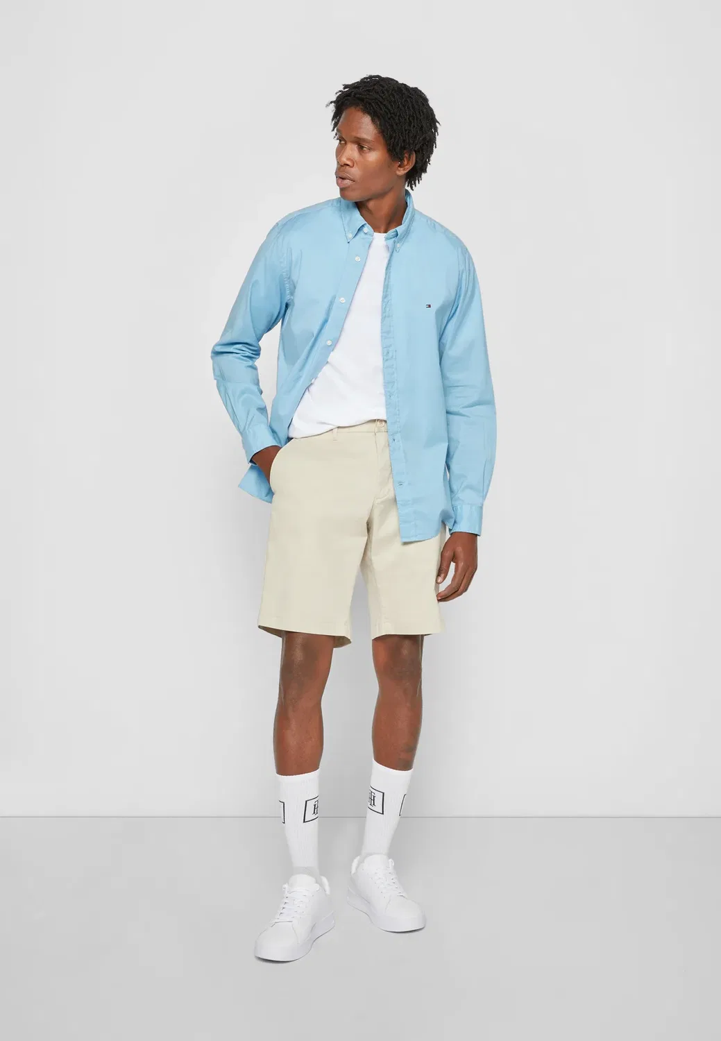 Рубашка - рубашка Tommy Hilfiger, Sleepy Blue — фото 2