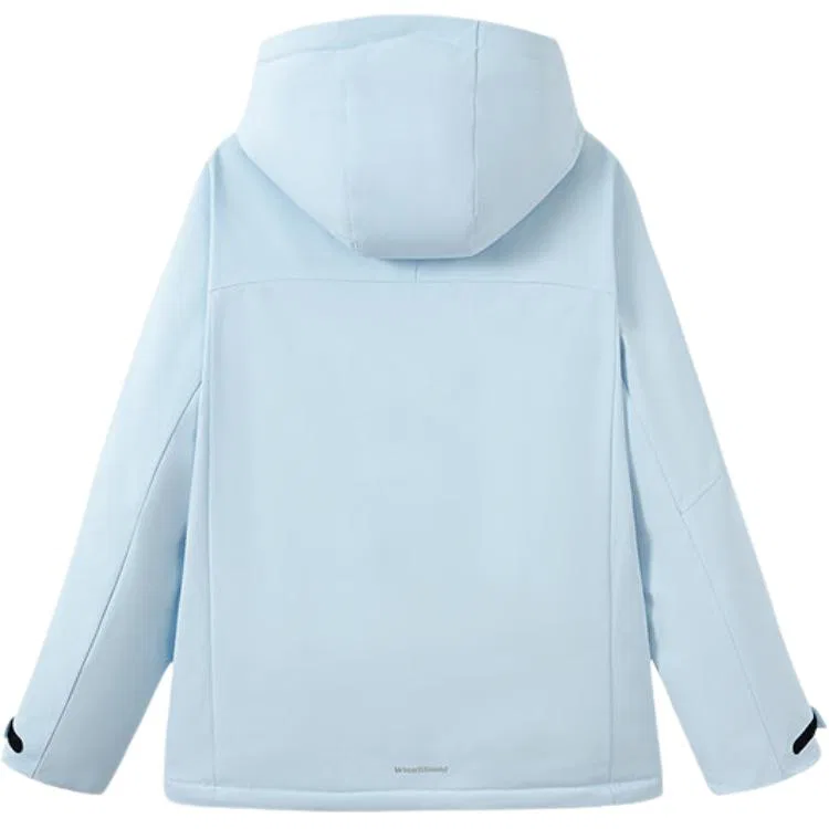 Детский пуховик с капюшоном, ветрозащитный, Sky Blue 81154, PUMA — фото 3