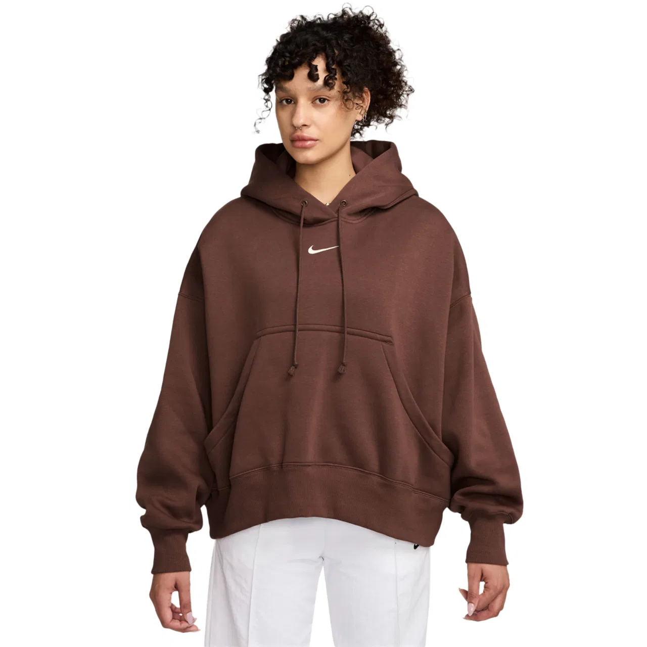 Женская толстовка PHNX Fleece OS Nike, цвет Brown/Brown