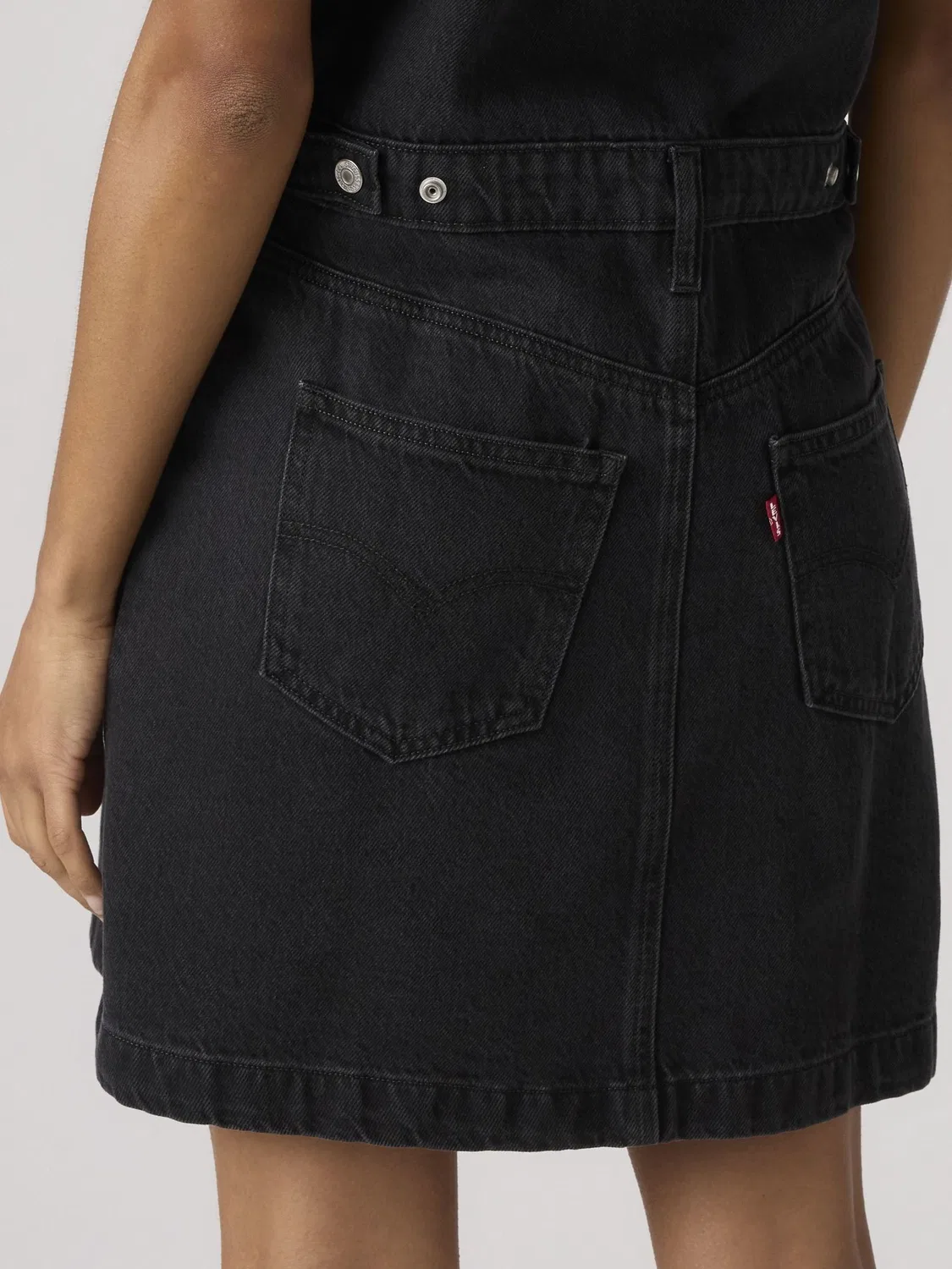 Платье джинсовое Logan Levi's, черный деним — фото 3