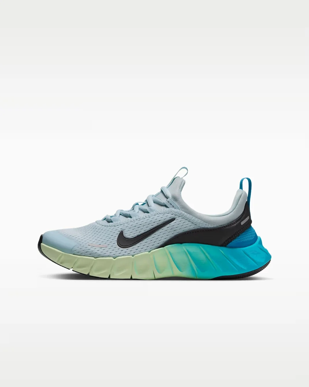 Кроссовки подростковые Nike Free Ride, светло-голубой/черный