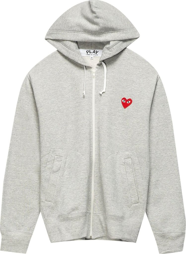 

Худи Comme des Garçons PLAY Heart Logo Hoodie 'Grey', серый