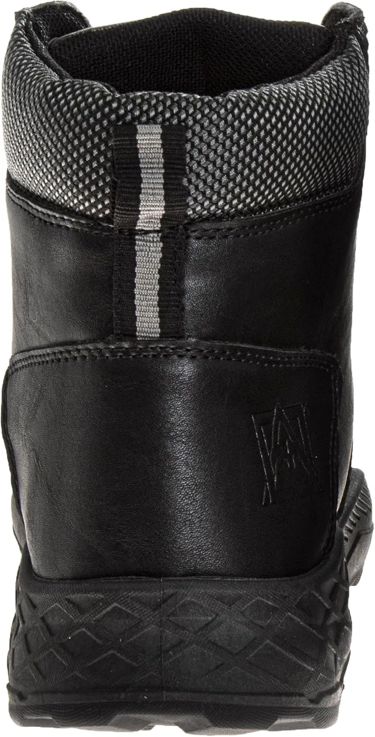 Детские ботинки для мальчиков и девочек с принтом Avalanche Kids Hike Boot LaceUp Shoe Josmo, Black — фото 2