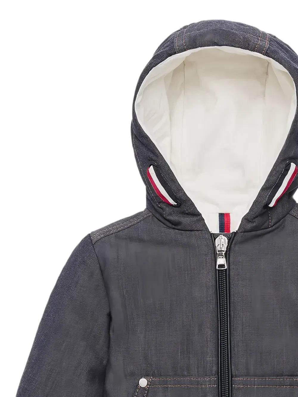 Куртка с капюшоном Alaric с логотипом-нашивкой Moncler Enfant, синий — фото 3