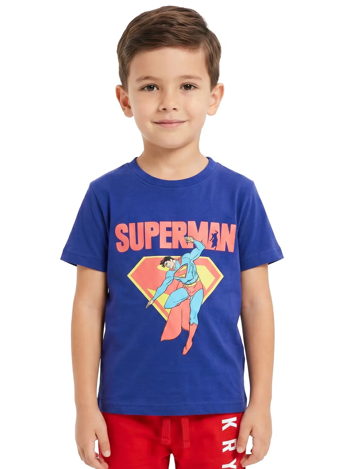 Пижамный комплект с принтом, 2 шт, Superman, Warner Bros., разноцветный — фото 3