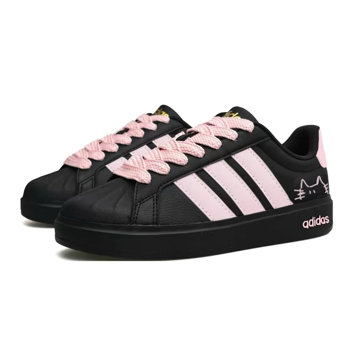 Детские кроссовки для скейтбординга Street Talk, Adidas, Ebony Peach — фото 4