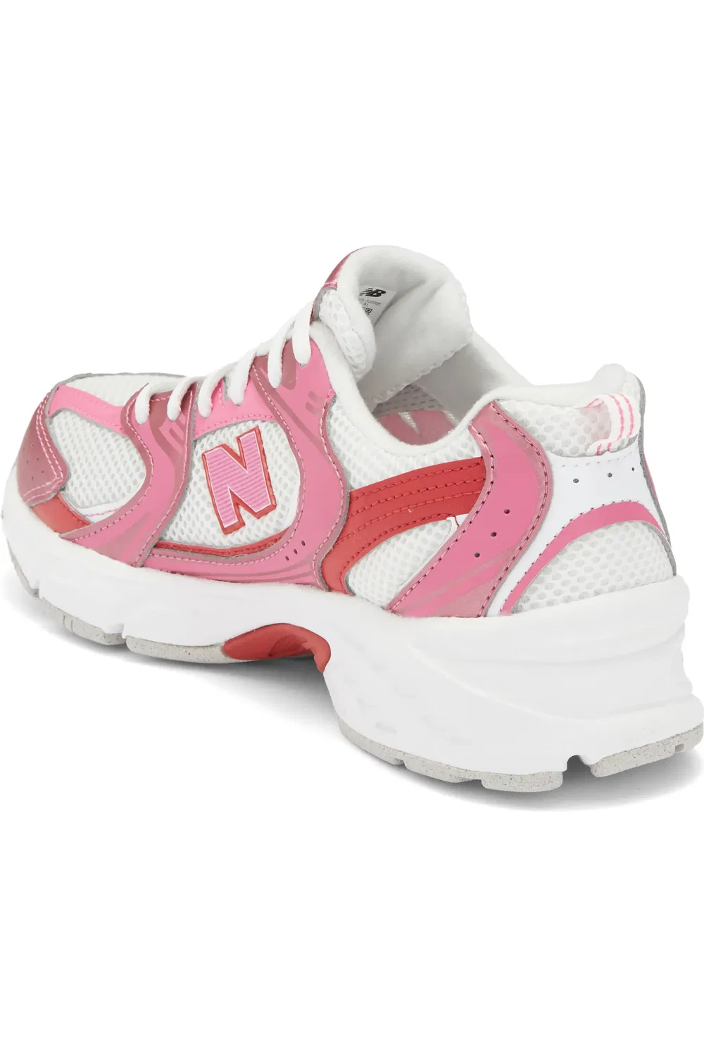 Детские кроссовки амортизирующие 530 New Balance, Pink Satin/Shadow Red — фото 2