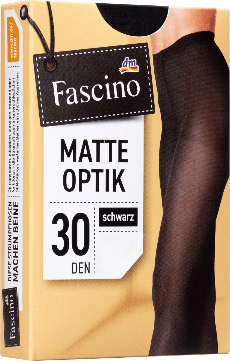 

Колготки черные матовые размер. 38/40 30 ден 1шт. Fascino