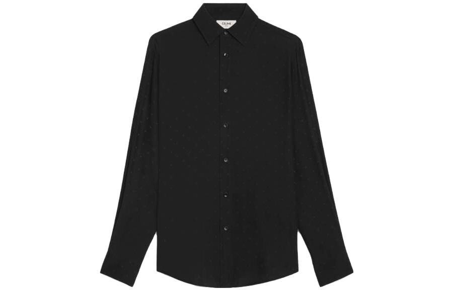 

Рубашка мужская черная Celine, черный