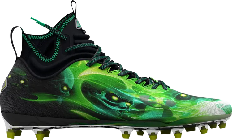 

Бутсы Under Armour Spotlight Lux MC LE Slime, черный