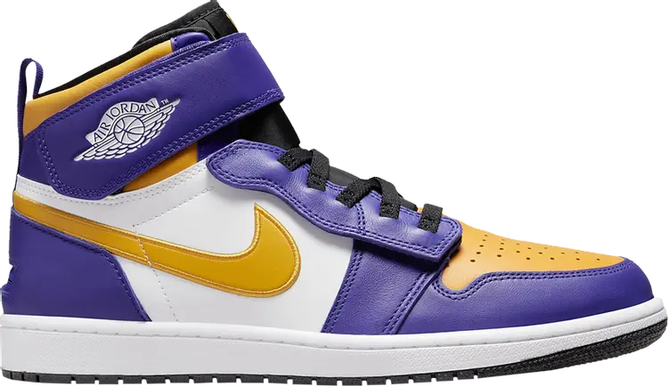 

Кроссовки Air Jordan 1 High FlyEase Lakers, синий