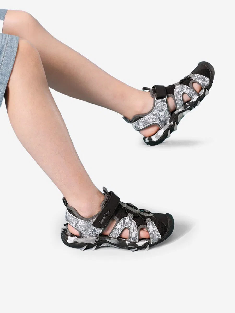 Сандалии Dream Pairs темно-серого цвета — фото 2