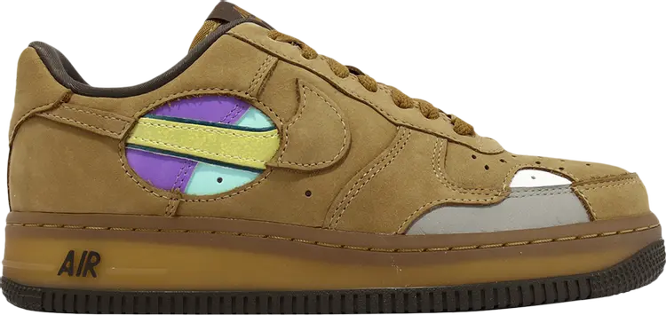 Кроссовки Nike Wmns Air Force 1 '07 LX 'See Through - Wheat', коричневый