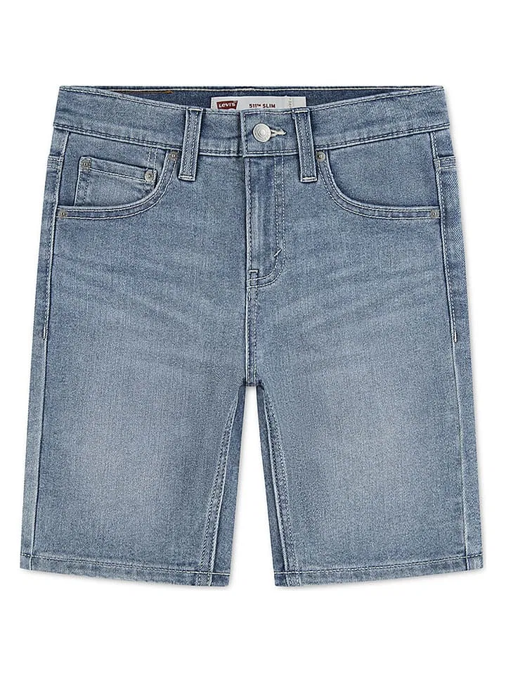 Шорты-джинсы слим с принтом 511 Levi'S Kids, синий