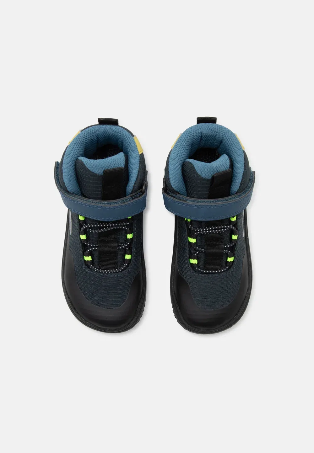 Ботинки Goretex barefoot grander унисекс на шнуровке Primigi, Grey/Royal Blue — фото 4