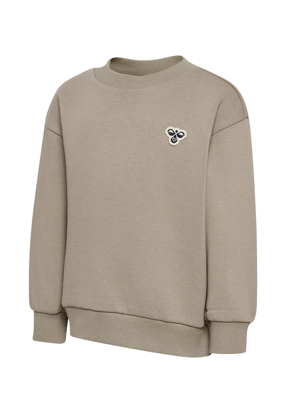 Hmlmini свободная толстовка с круглым вырезом и пчелиным принтом, унисекс Hummel, Vintage Khaki — фото 4