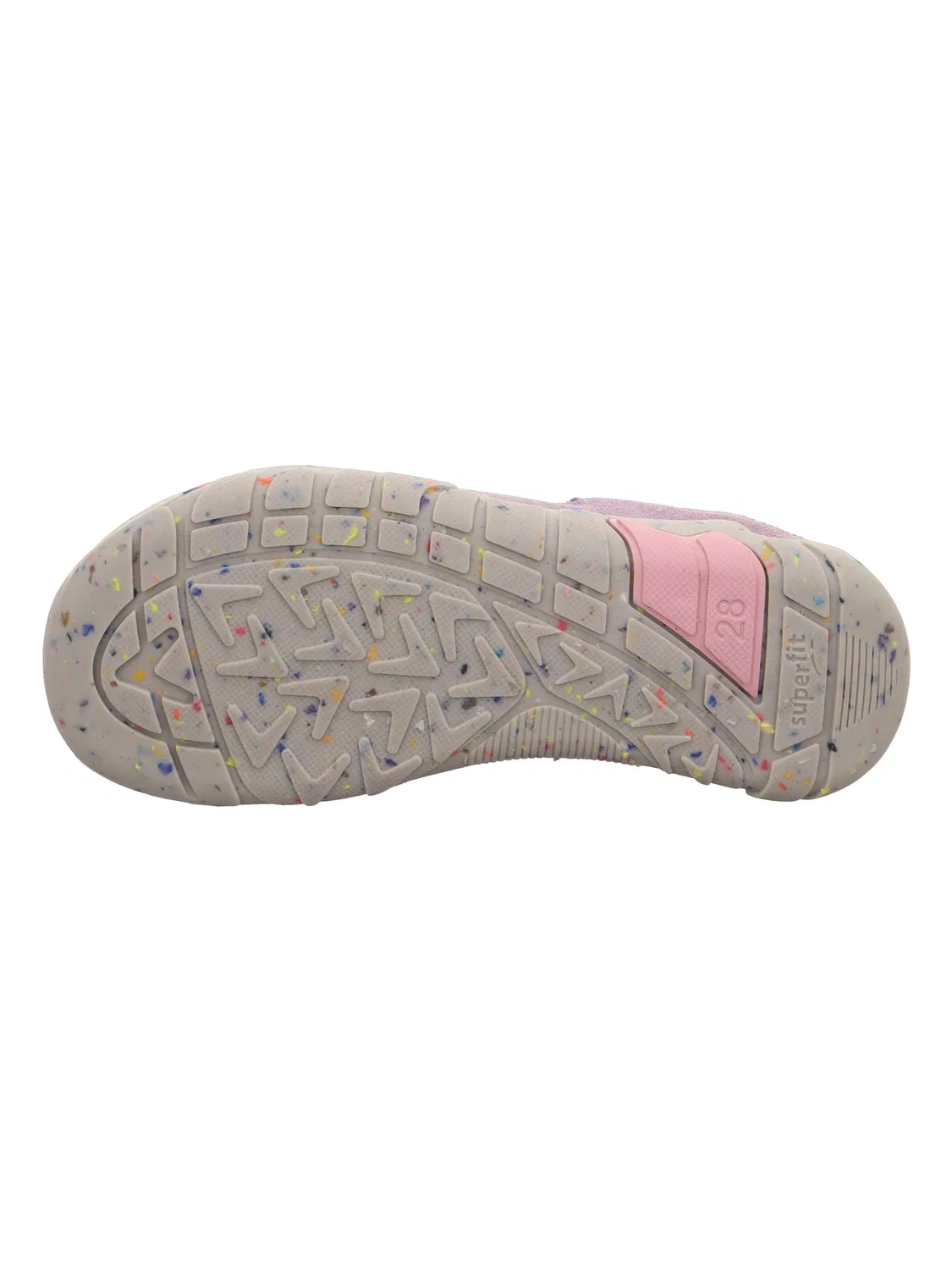 Детские кроссовки для девочек с принтом Trace Superfit, Purple Pink — фото 4