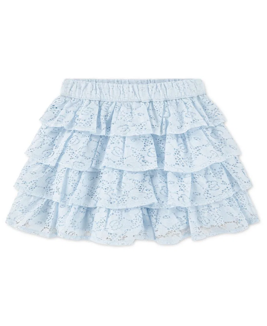 Мини-шорты с кружевом для девочек 2T-5T Abercrombie Kids, синий