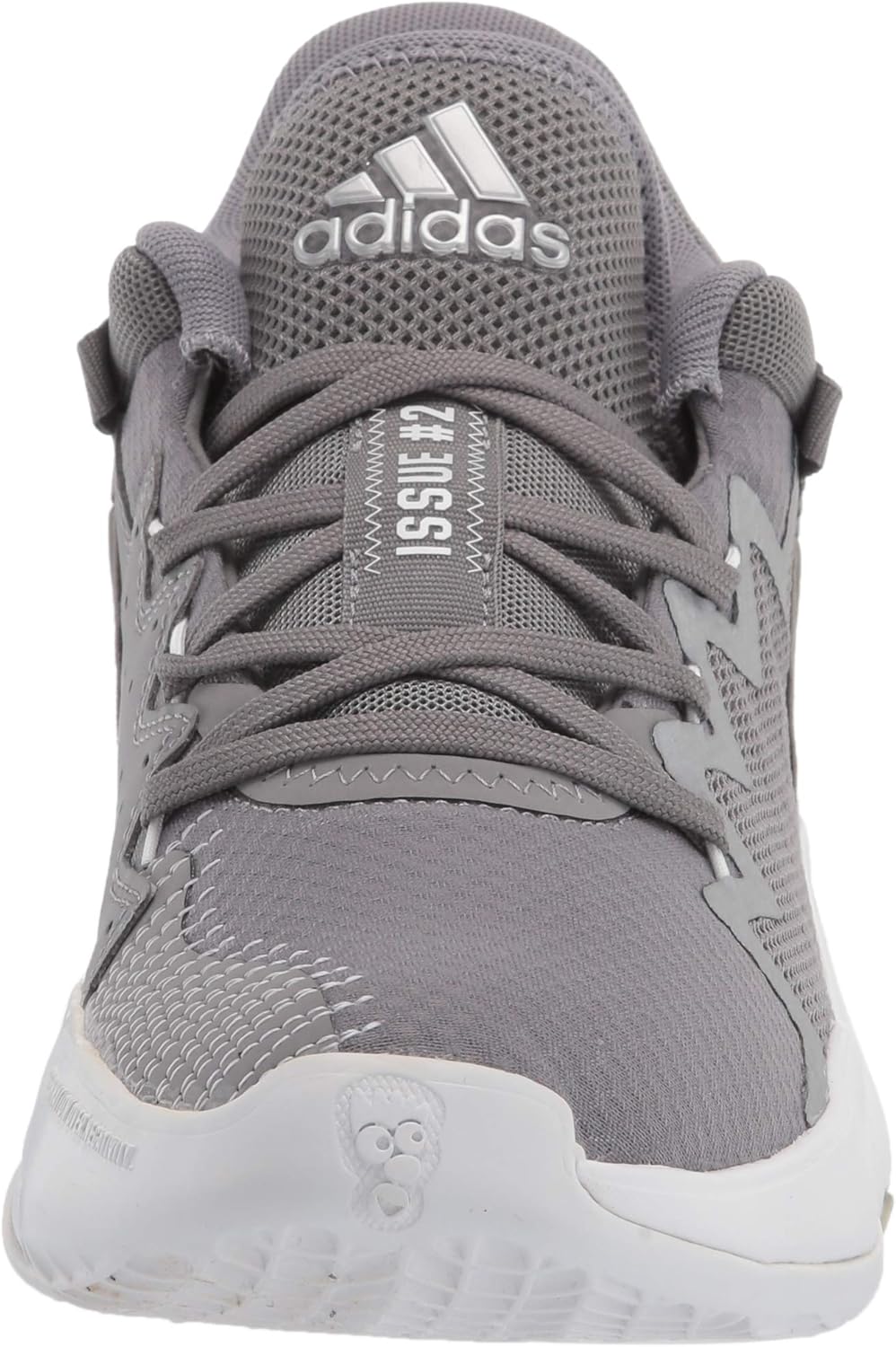 Баскетбольные кроссовки Adidas D.o.n. Issue 2 для детей и подростков, серый/белый — фото 2