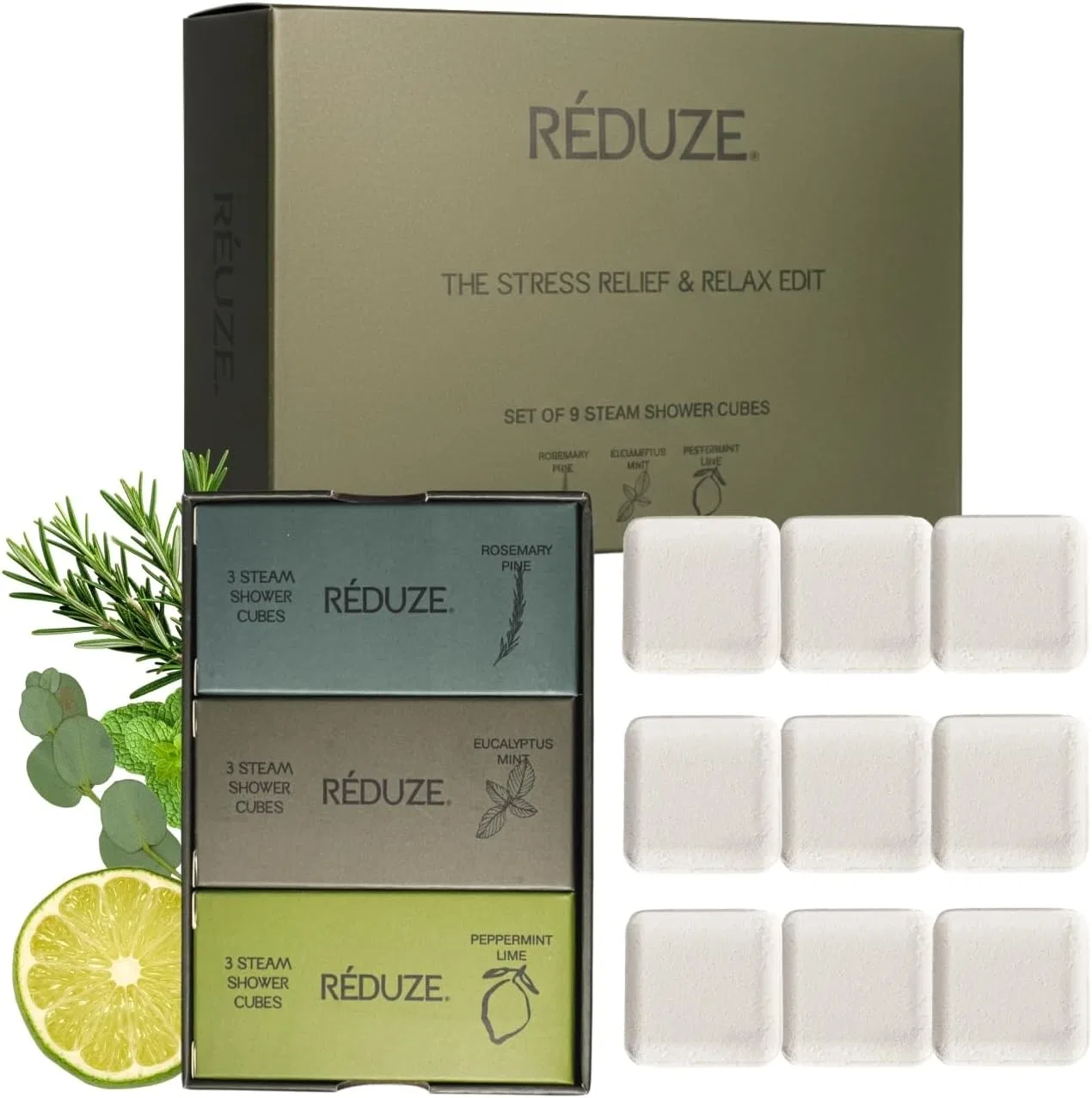 Набор ароматических кубиков для душа Original Shower Cube, 9 шт. XL Réduze