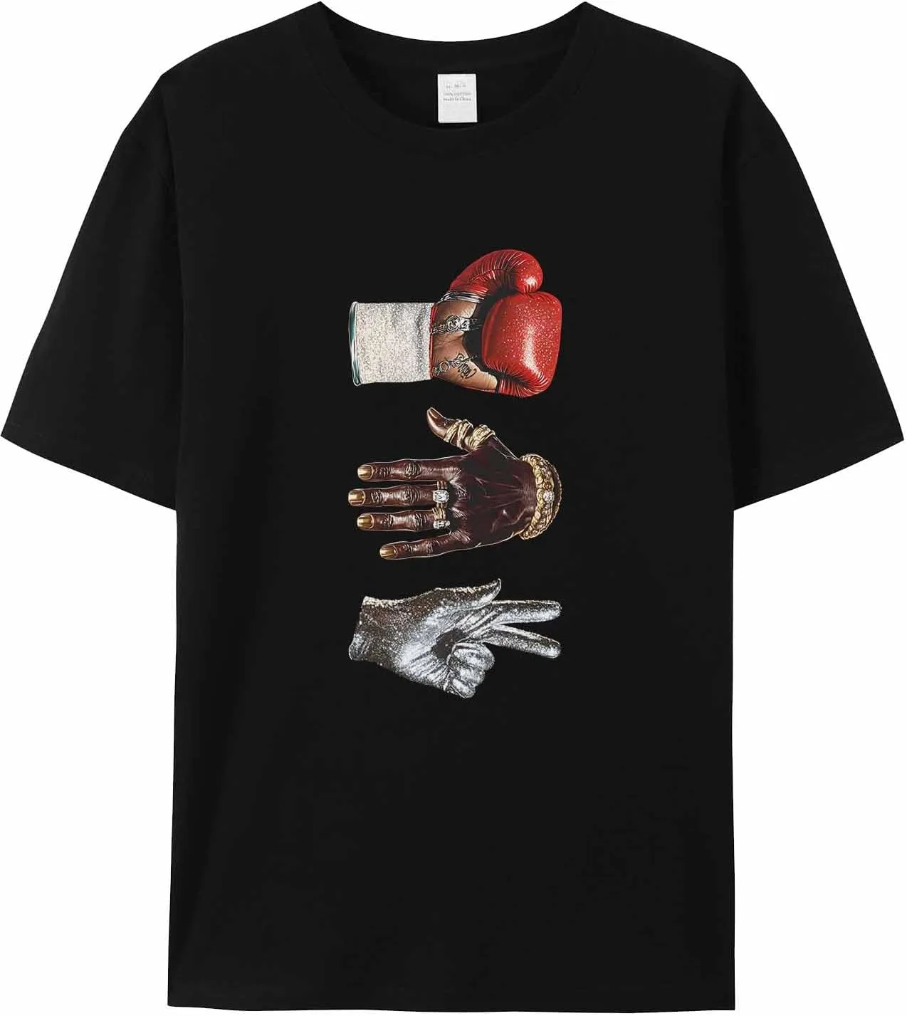 

Мужская футболка с принтом боксерской перчатки jdudh