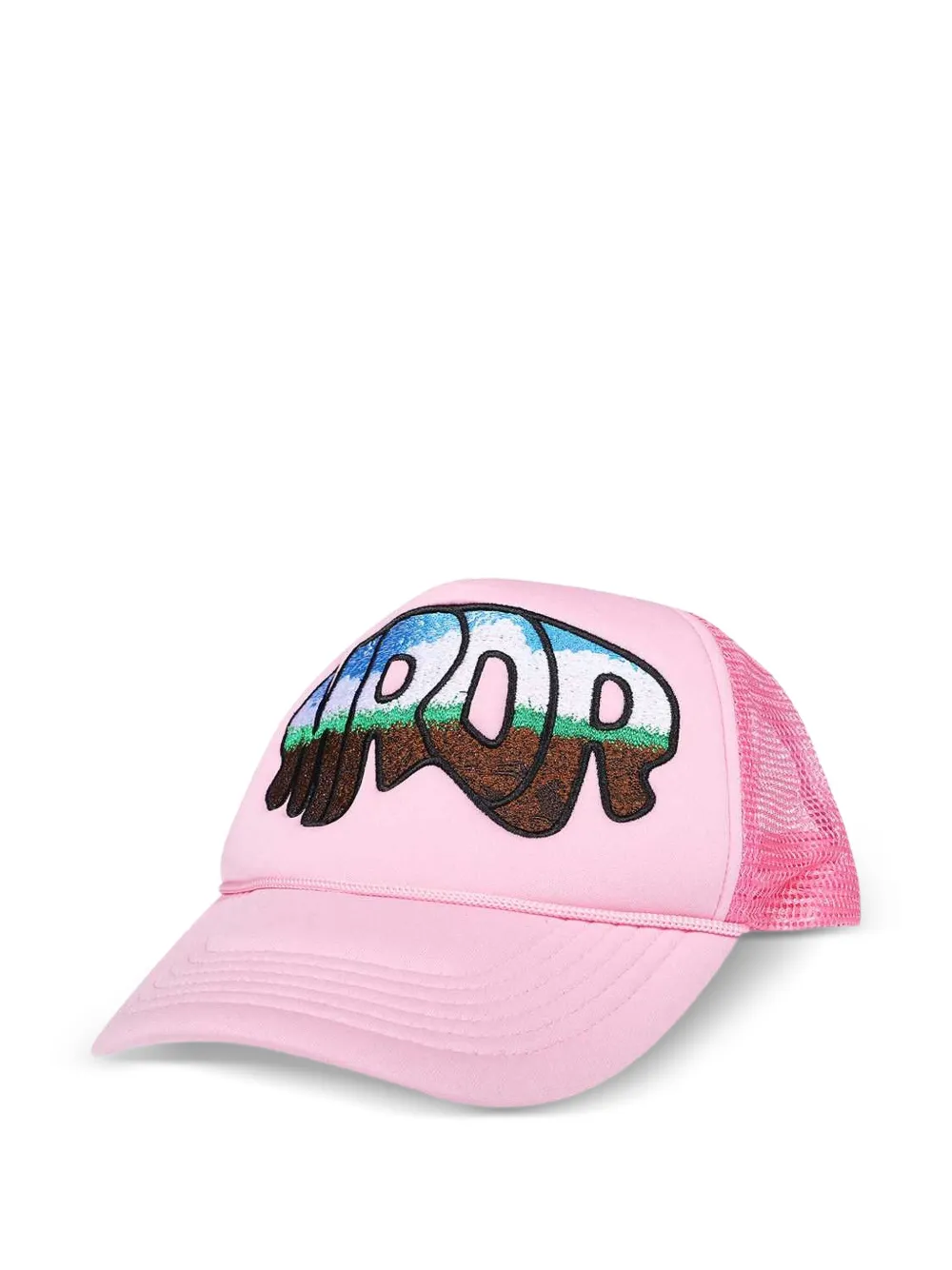 

Кепка с вышивкой Who Decides War, розовый