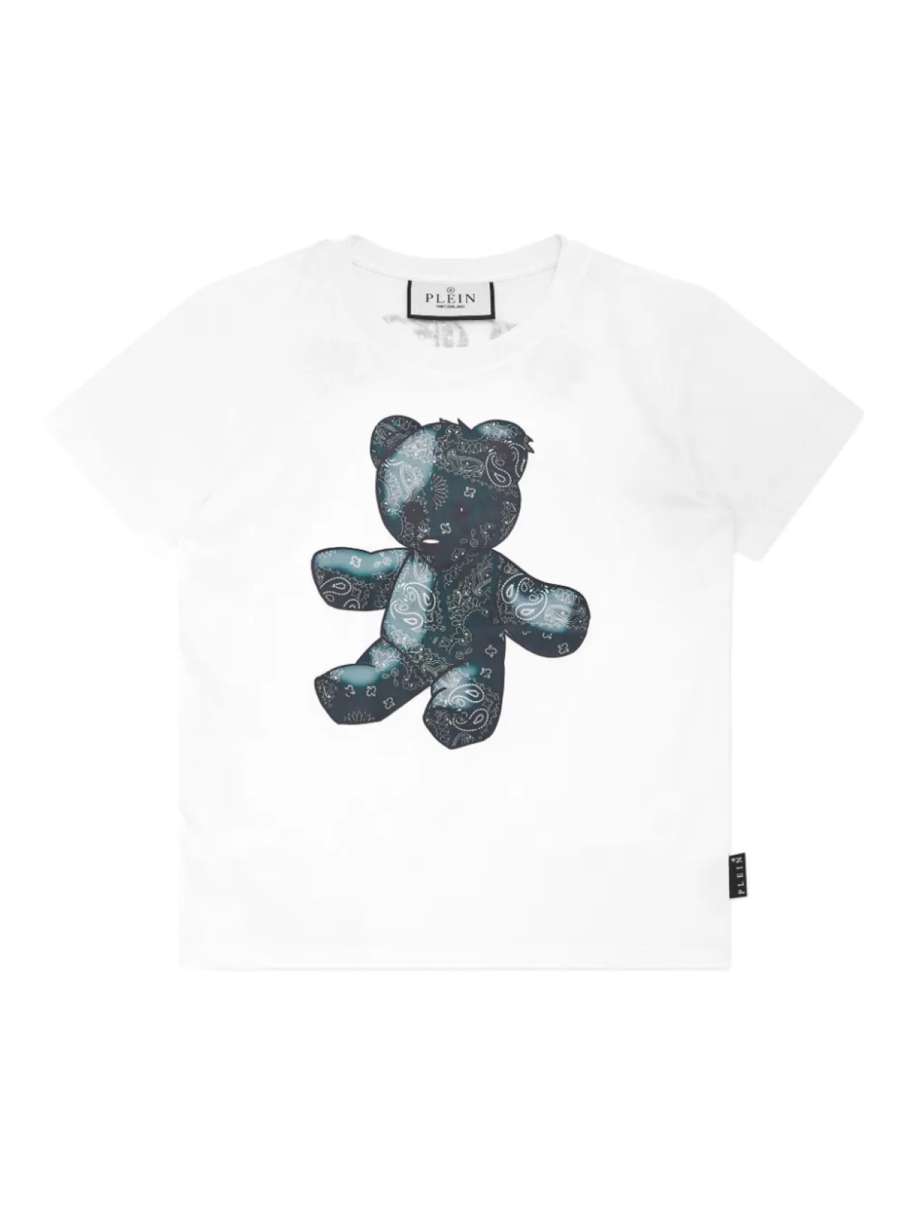 

Philipp Plein Junior футболка Teddy Bear, белый