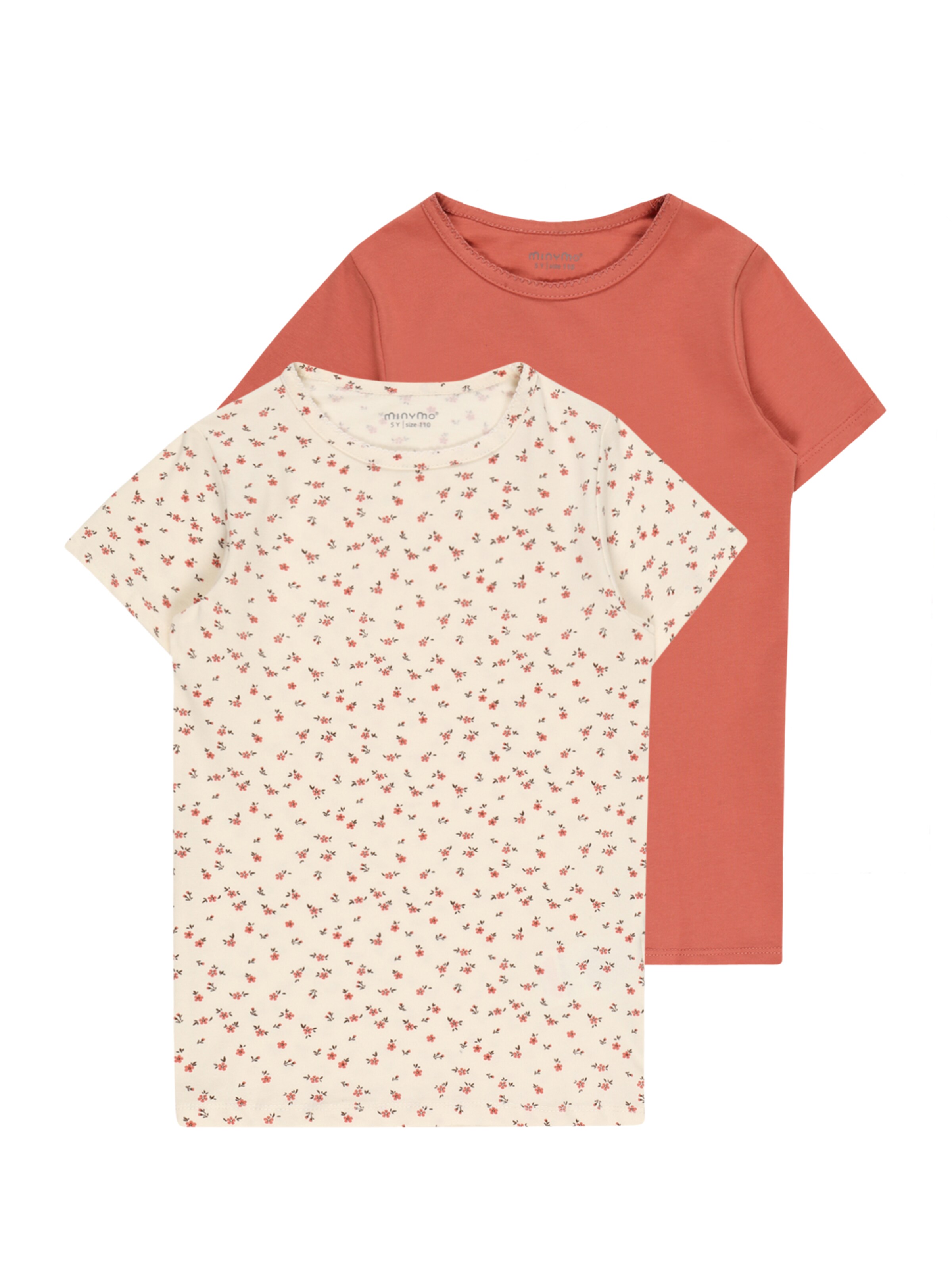 

MINYMO Футболка в цвете кремовый, розовый