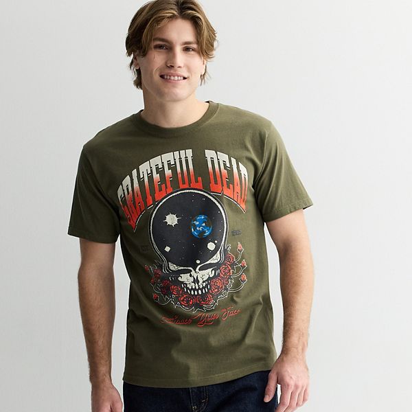 

Футболка с принтом Grateful Dead Skull & Roses Licensed Character