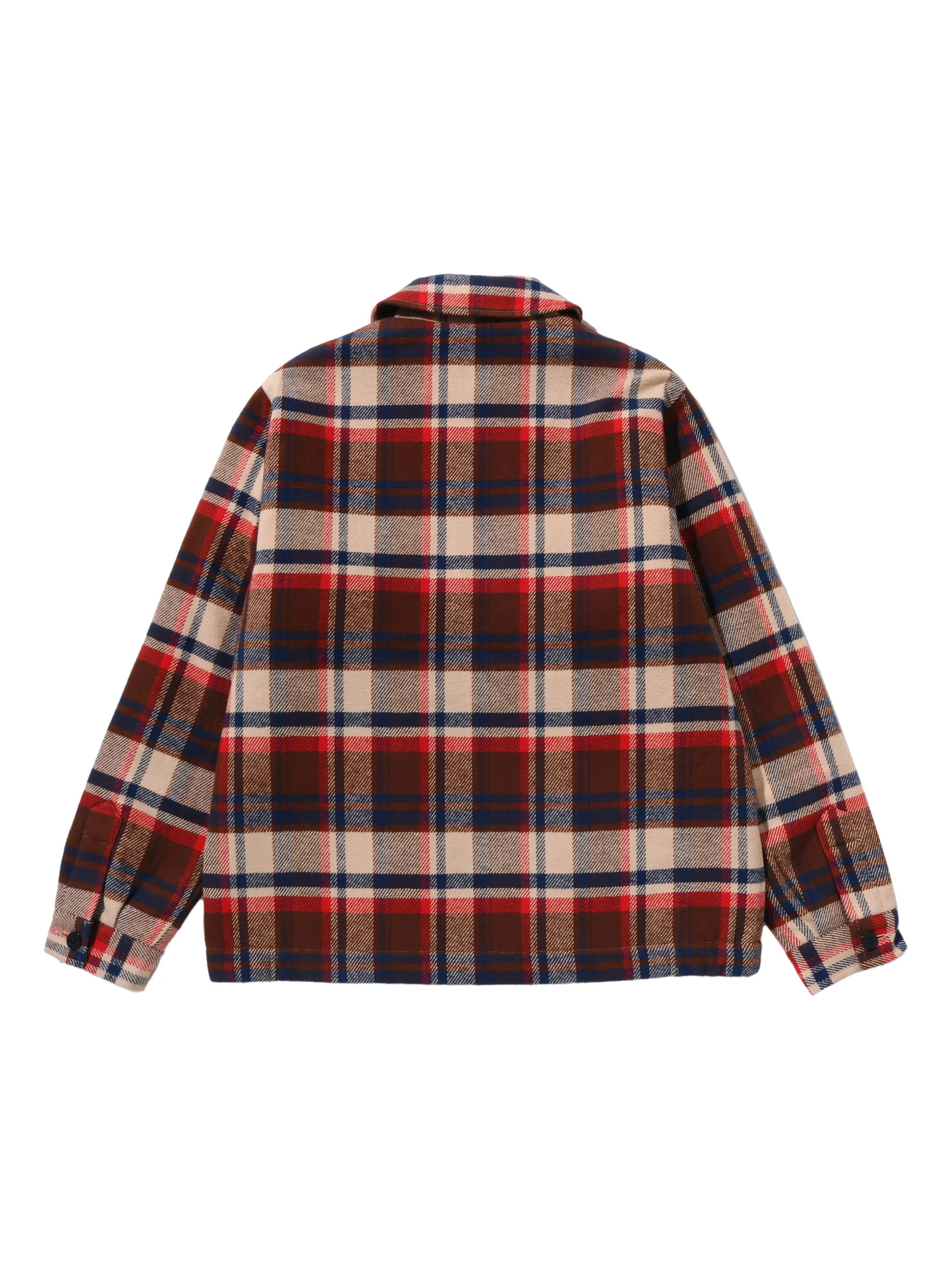 Клетчатая куртка с карманами A Bathing Ape, коричневый — фото 2