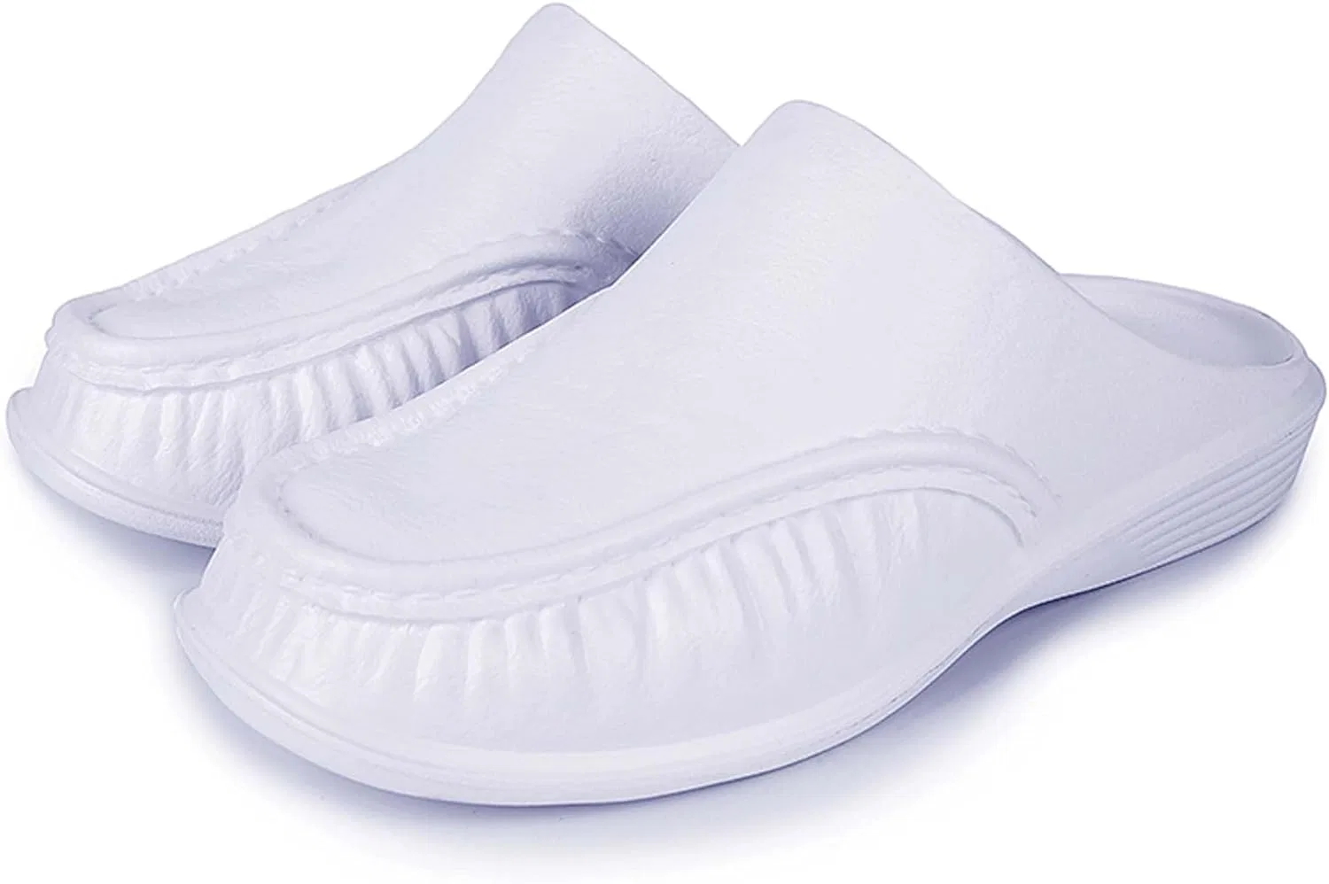 Мужские мокасины легкие, White